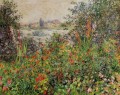 Flores en Vetheuil Claude Monet Impresionismo Flores